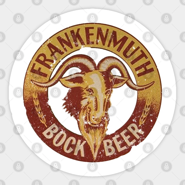 Frankenmuth Beer Sticker by retrorockit